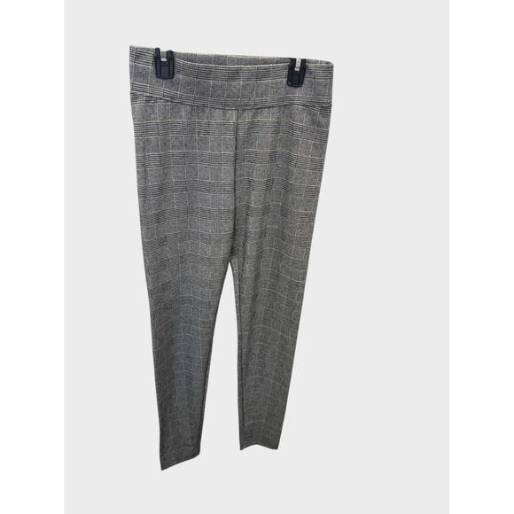 Aeropostale Women's Leggings Size Small Plaid Gray Black - Picture 4 of 4